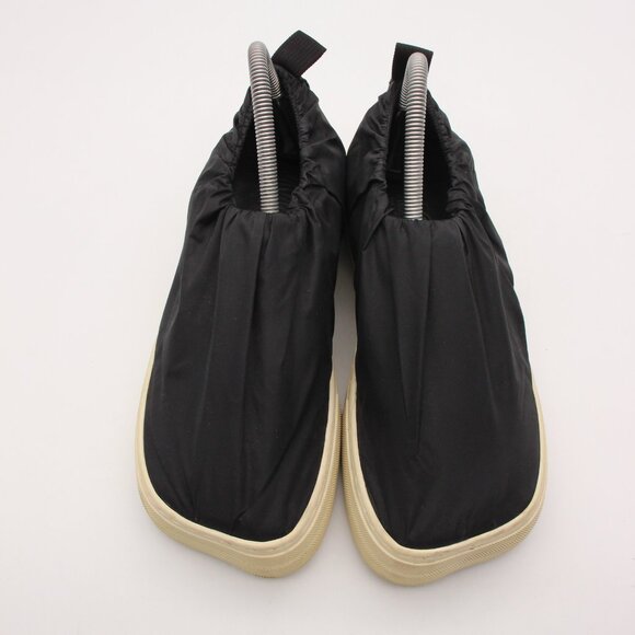 Maison Margiela MM6 Women's EU 38 Black Covered Slip-On Sneakers Made In Italy